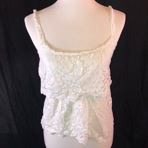 Abercrombie Fitch White lace top